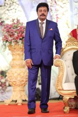 Hero Aadi Wedding Reception Photos